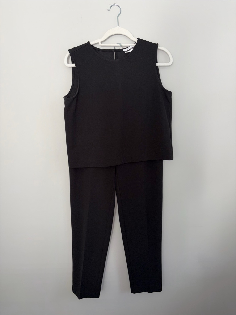 Jules & Leopold Sleeveless Black Jumpsuit